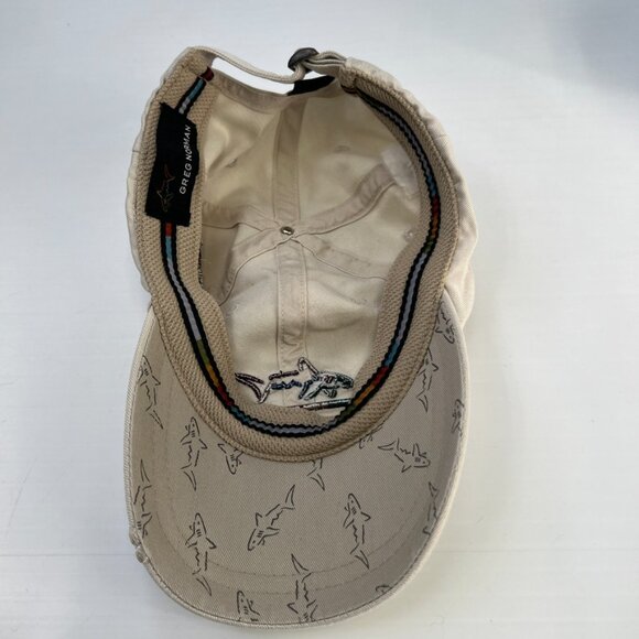 Greg Norman Hat Men Strap Back Shark Tooth Falcons Fire Golf Club Hype Core Cap - Picture 10 of 13